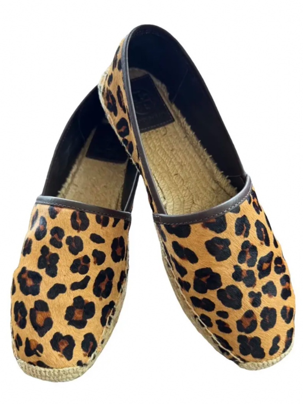 Gently Used Tory Burch Leopard Print Espadrilles Size 7 1/2